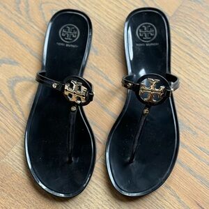 Tory Burch Black Thong Sandals